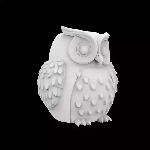 Charming Owl 3D Print Model