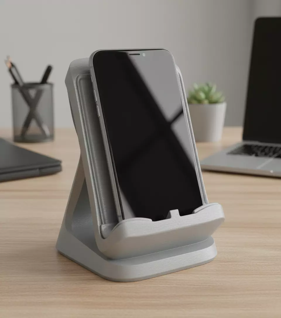 Futuristic Phone Dock 3D Print Model 3D print model