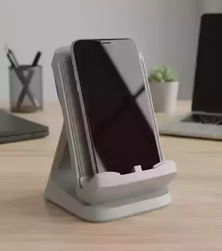 Futuristic Phone Dock 3D Print Model