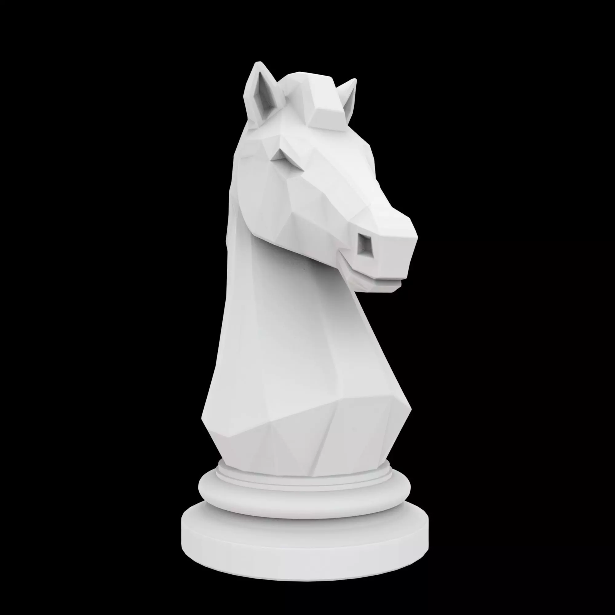 Knight Chess Piece 3D Print Model 3D print model