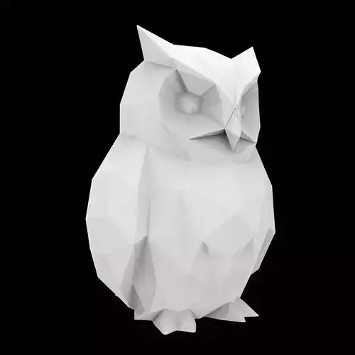 Low Poly Ow 3D Print Model