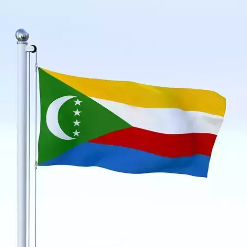 Animated Comoros Flag