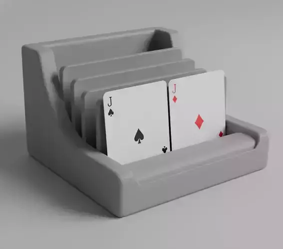 Tabletop Card Holder for Board Games 3D Print Model