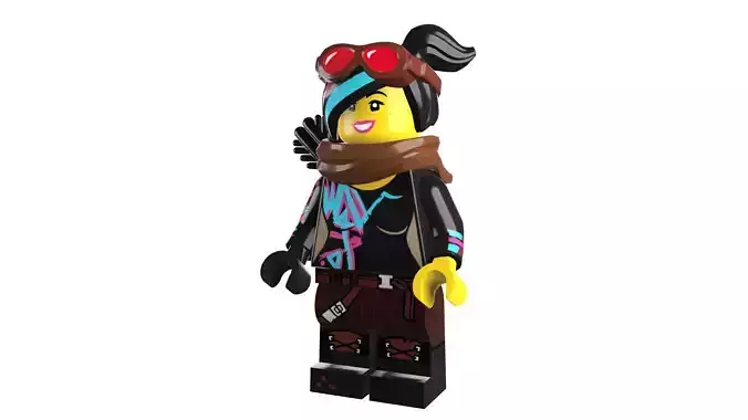 3D print minifigure - Lucy Wyldstyle