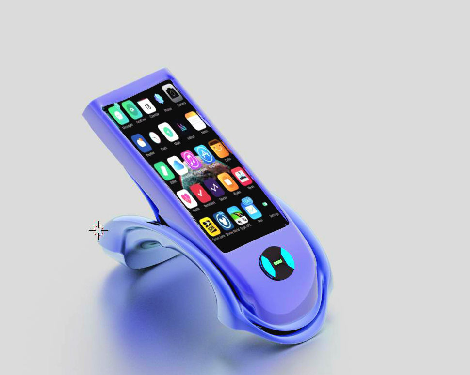 Tv tv mobile phone holder 3D model_2