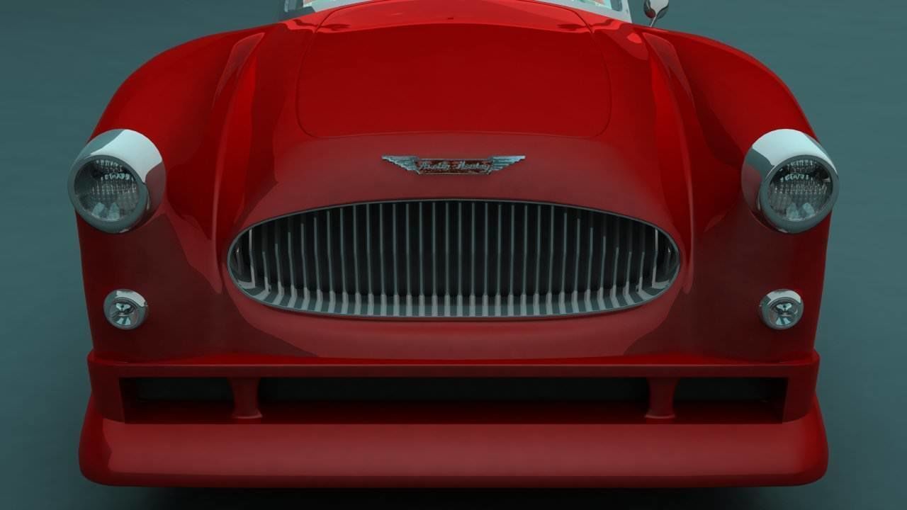 Austen Healey Walmart 1 24 Scale RC car body 3D print model_16