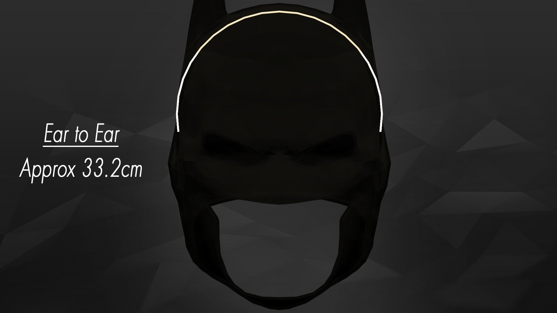 3D Printable Clip Together Batman Cowl 3D print model_15