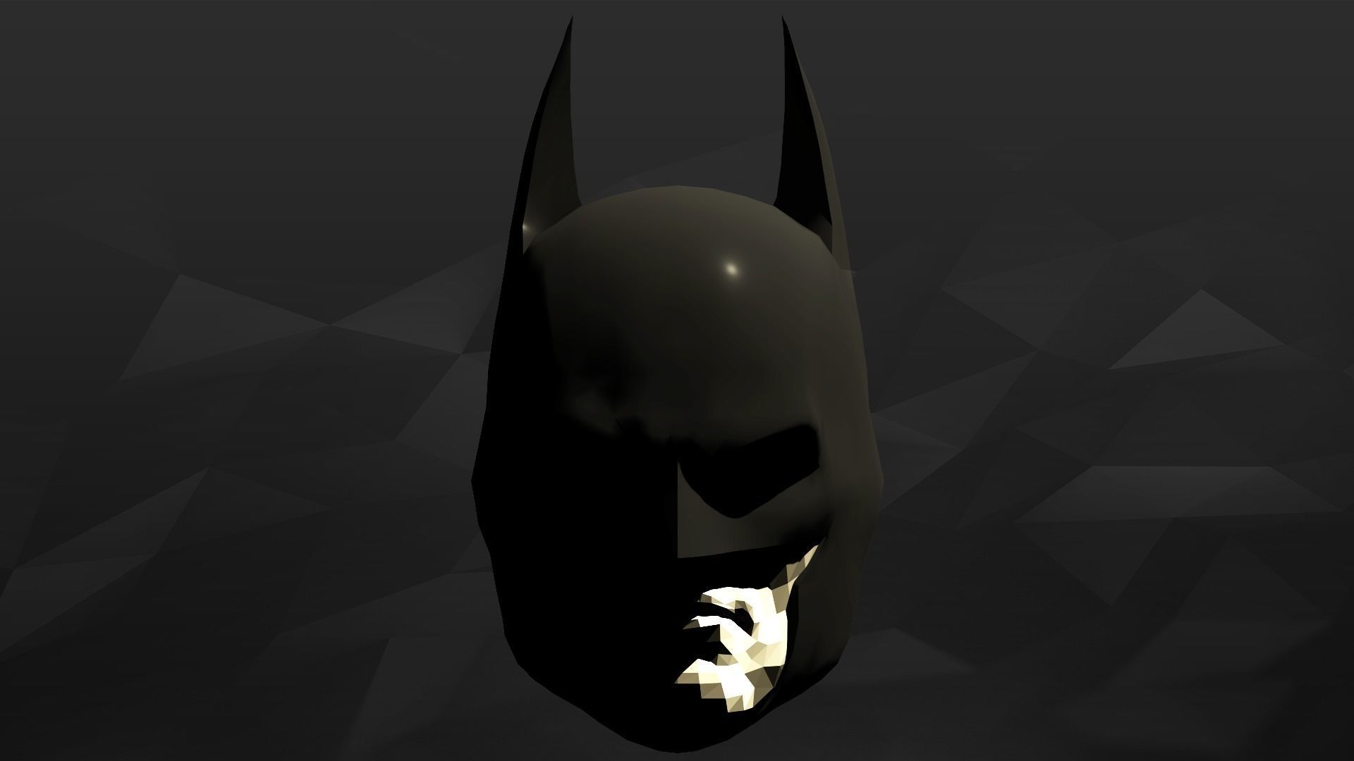 3D Printable Clip Together Batman Cowl 3D print model_11