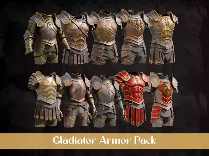 Stylized Gladiator Armor Pack