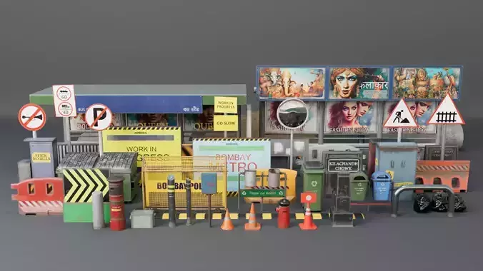 Indian Road Props Pack