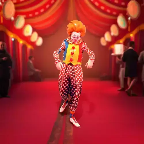 Colorful Circus Clown model pack