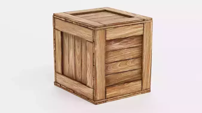 -Wooden Crate V8-