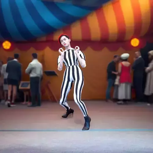 Jovial Mime Costume model pack