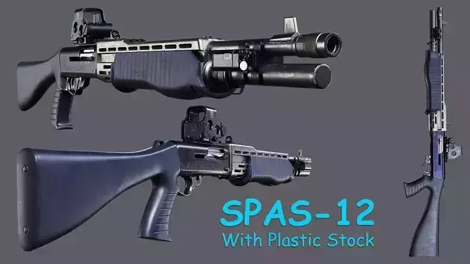 SPAS-12 with plastic stock