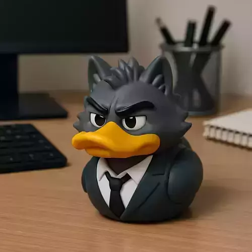 Rubber Duck - Mr Wolf - The Bad Guys - 3D print