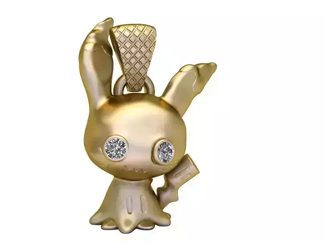 Cute Bug Pendant  3D Printable Jewelry Model 