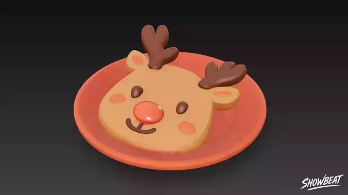 Reindeer Cookie