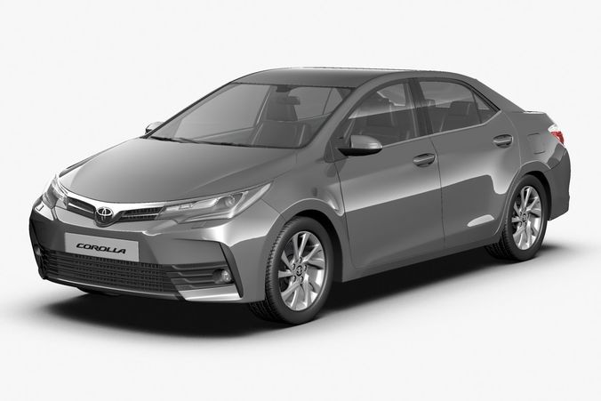 2017 Toyota Corolla EU 3D model