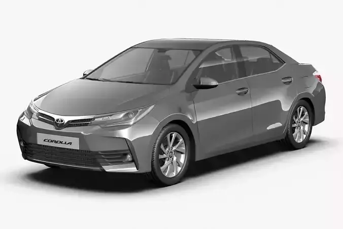 2017 Toyota Corolla EU 3D model