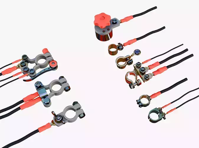 Battery Terminal Clamp Set M1