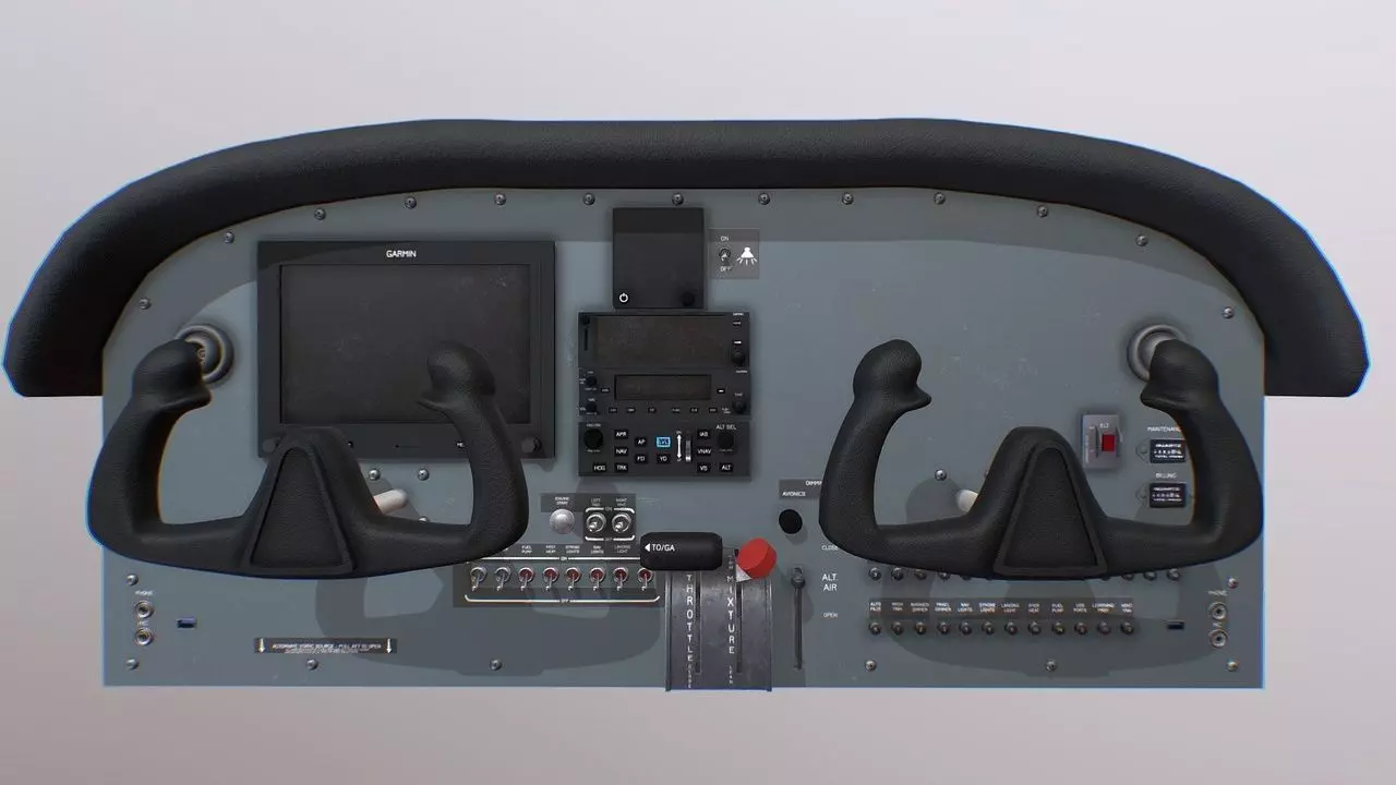 Piper Pilot 100i Instrument Panel 3D model