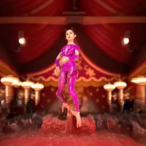 Starry Gymnastics Outfit model pack