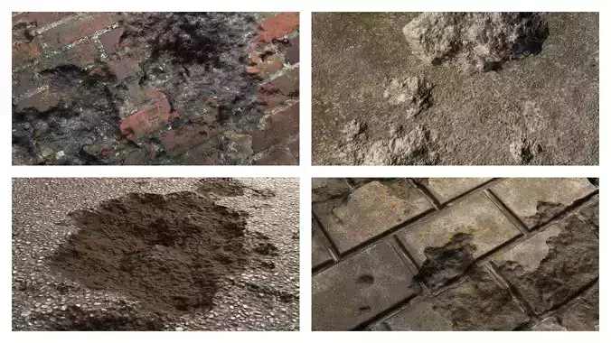 Damaged Surface 8K PBR Texture Set