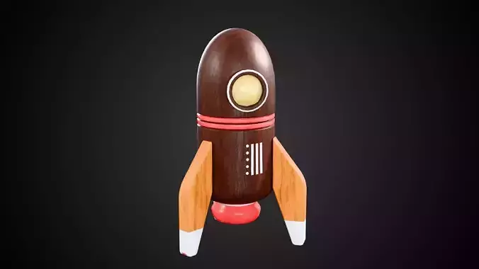 Wooden Rocket Cargo Pod