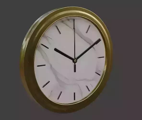 Wall Clock 3d Model