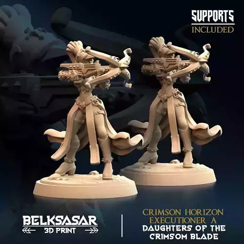 Crossbow Archer Crimson Horizon Executioner A Nude and Normal