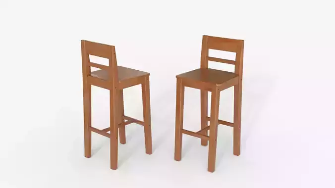 wood Bar Chair