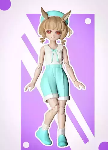 Anya Atelier - Akari BJD 42cm Basic series 3d print file