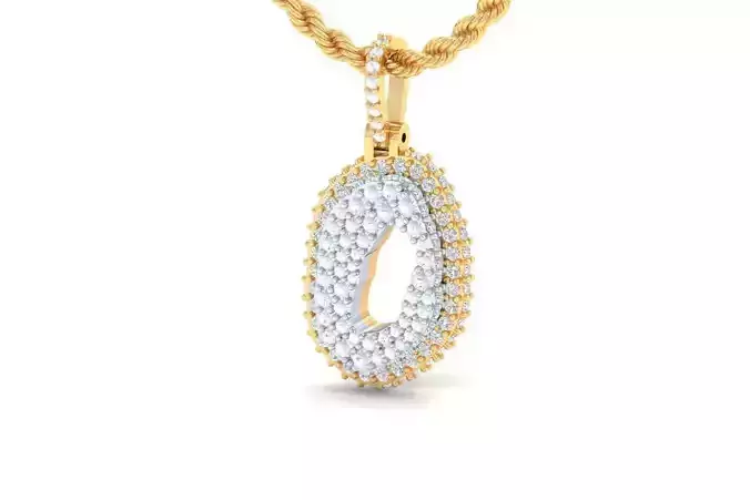 O letter pendant