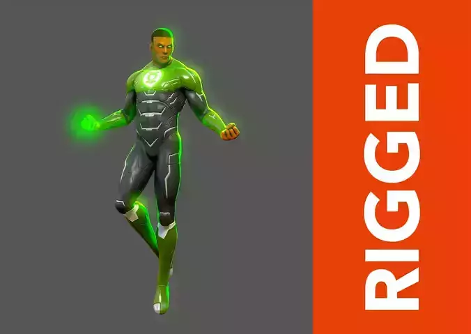 Green Lantern - John Stewart Rig