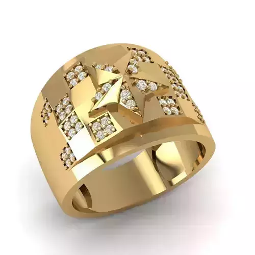 Gold Ring With Diamond