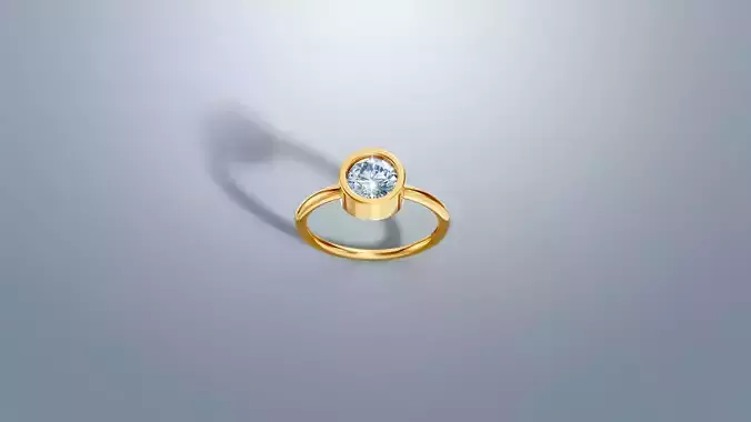 Minimalist Bezel Solitaire