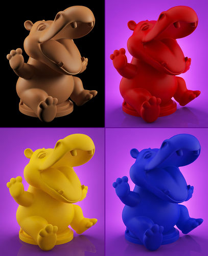 Hippo 3D print model