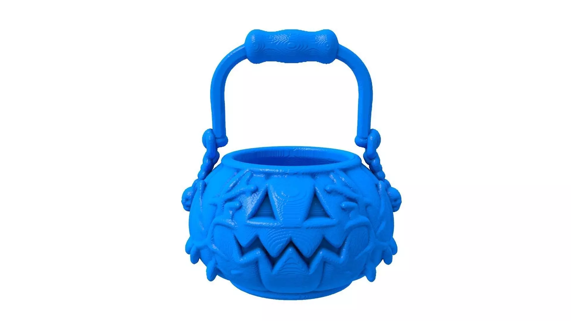 halloween basket - basket - basket stl - pumpkin basket 3D print model