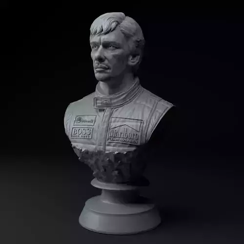 Ayrton Senna Premium 3D Bust STL