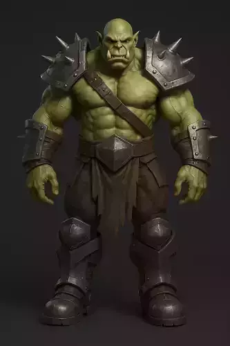 Orc Warrior Character