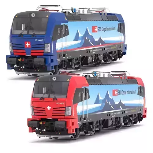 Siemens Vectron Engine SBB Cargo Set Locomotive