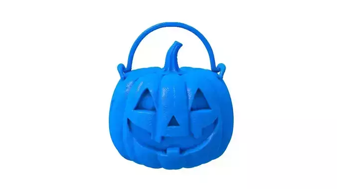halloween basket - basket -  basket stl -  pumpkin basket 