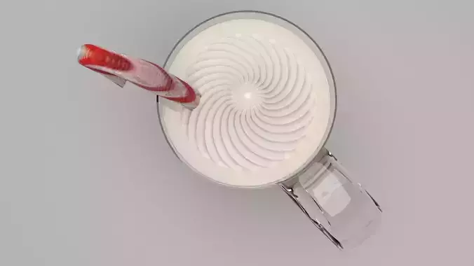 Peppermint Mocha 3D model 3