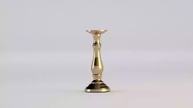 Vintage gold candlestick