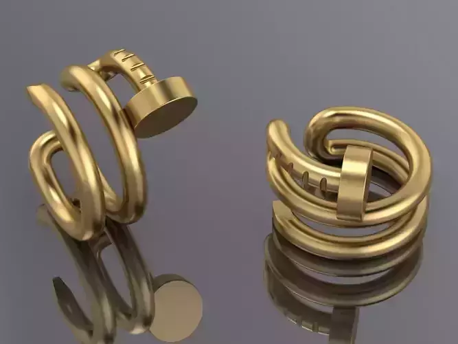 Nail Cuff Earring Brand Jewelry