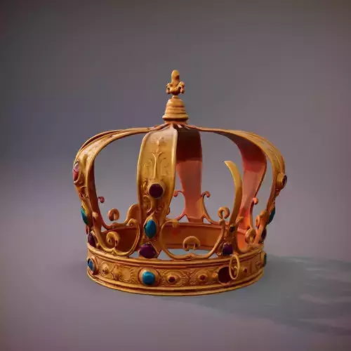 Royal Gold Crown model pack