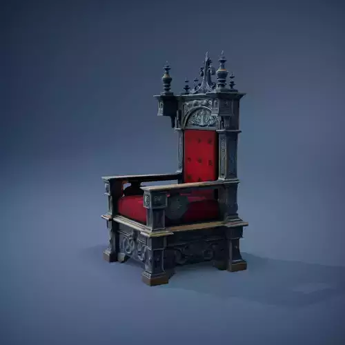 Gothic Velvet Throne model pack