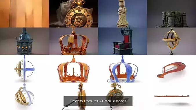 Timeless Treasures 3D Pack