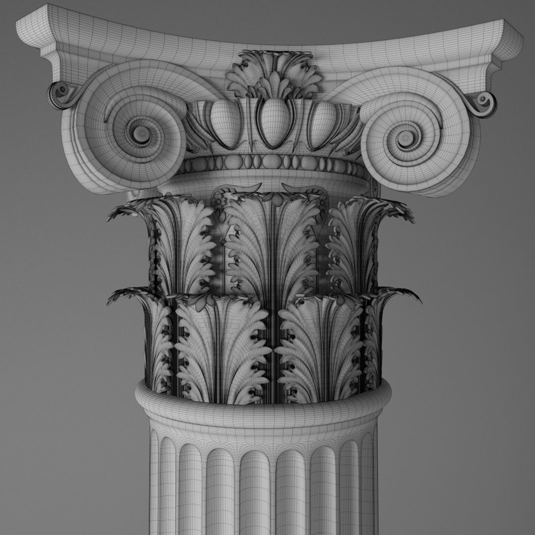 Column - Composite Order 3D model_1
