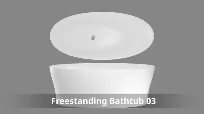 Freestanding Bathtub 03